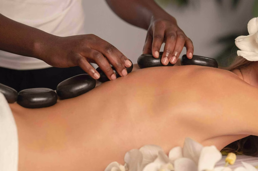 Professional Hot Stone Massage in Gulshan 2 Dhaka for stress relief and deep relaxation at Spa Gulshan 2 BD