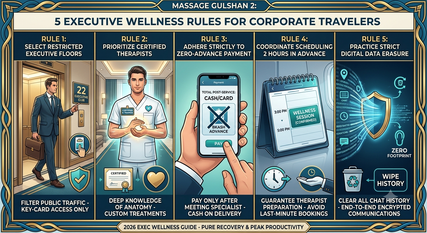 Massage Gulshan 2 : 5 Executive Wellness Rules for Corporate Travelers